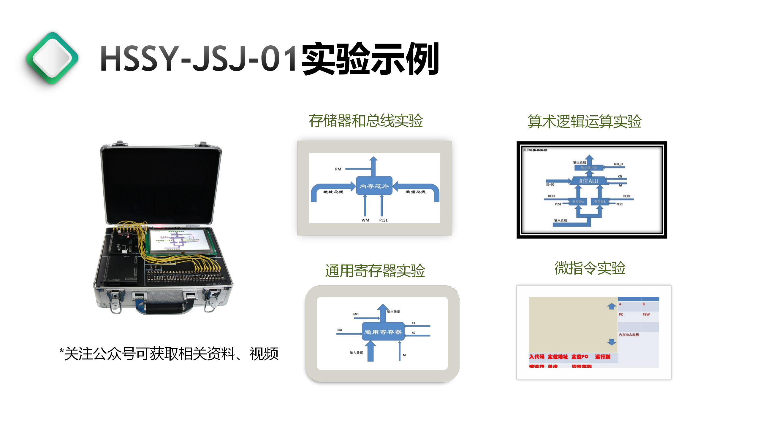 新型計算機組成(chéng)原理實驗箱